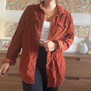 Corduroy button up